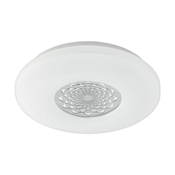Plafoniera EGLO CAPASSO 1 96025 - LED 23W 2500lm 3000K D340mm - Otel - Alb - Crom