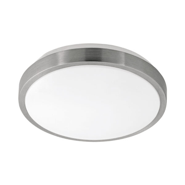 Plafoniera EGLO COMPETA 1 96032 - LED 18W 2000lm 3000K D245mm - Otel - Alb - Nichel Mat