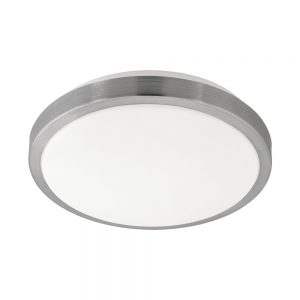 Plafoniera EGLO COMPETA 1 96033 - LED 23W 2500lm 3000K D325mm - Otel - Alb - Nichel Mat