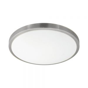 Plafoniera EGLO COMPETA 1 96034 - LED 24W 2600lm 3000K D430mm - Otel - Nichel Mat - Alb