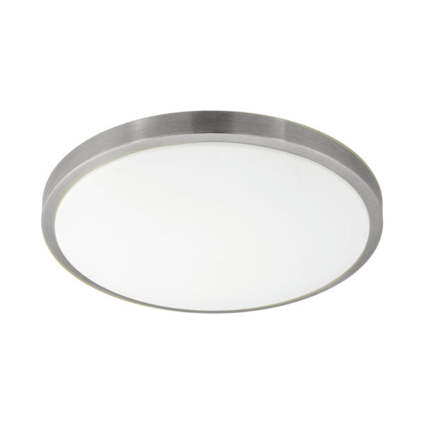 Plafoniera EGLO COMPETA 1 96034 - LED 24W 2600lm 3000K D430mm - Otel - Nichel Mat - Alb