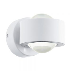 Aplica EGLO ONO 2 96048 - LED 2X2.5W 460lm 3000K - Aluminiu - Transparent