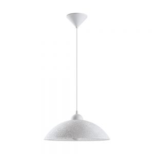 Pendul EGLO VETRO 96071 - E27 1X60W D350mm - Alb - Transparent