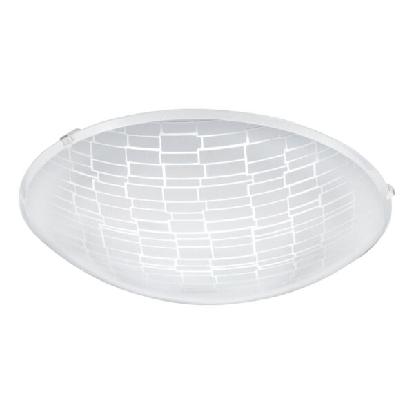 Plafoniera EGLO MALVA 1 96085 - LED 11W 950lm 3000K D315mm - Sticla cu decor - Alb