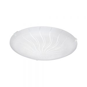 Plafoniera EGLO MARGITTA 1 96089 - LED 11W 950lm 3000K D250mm - Sticla - Alb