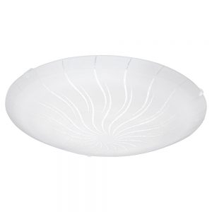 Plafoniera EGLO MARGITTA 1 96091 - LED 16W 1500lm 3000K D395mm - Sticla - Alb