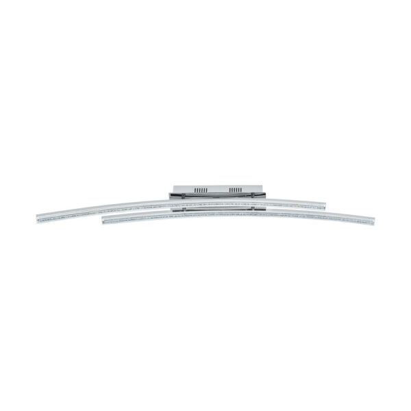 Plafoniera EGLO PERTINI 96092 - LED 2X10.8W 2600lm 3000K - Aluminiu - Otel - Transparent
