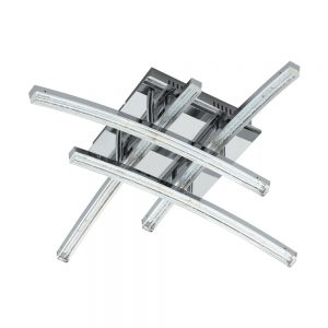 Plafoniera EGLO PERTINI 96093 - LED 4X5W 2320lm 3000K - Aluminiu - Otel - Transparent