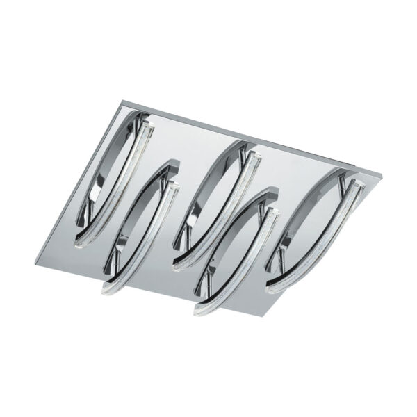 Plafoniera EGLO PERTINI 96095 - LED 5X4.3W 2500lm 3000K - Aluminiu - Otel - Transparent