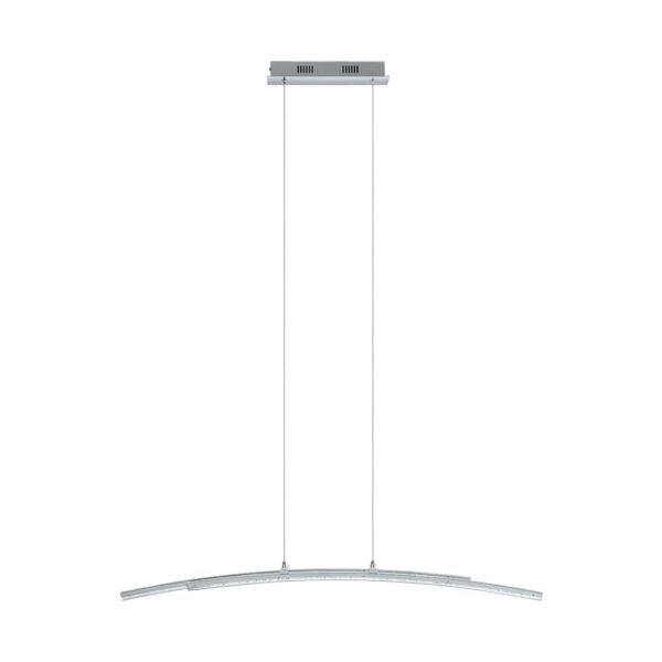 Lustra EGLO PERTINI 96096 - LED 2X10.8W 2600lm 3000K - Aluminiu - Otel - Transparent