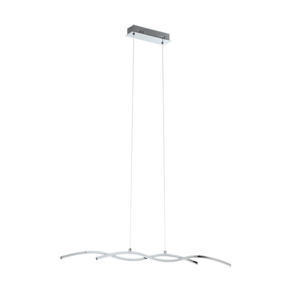 Lustra EGLO LASANA 2 96103 - LED 2X9W 2000lm 3000K - Otel - Aluminiu - Alb