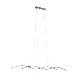 Lustra EGLO LASANA 2 96104 - LED 2X14W 3800lm 3000K - Otel - Aluminiu - Alb