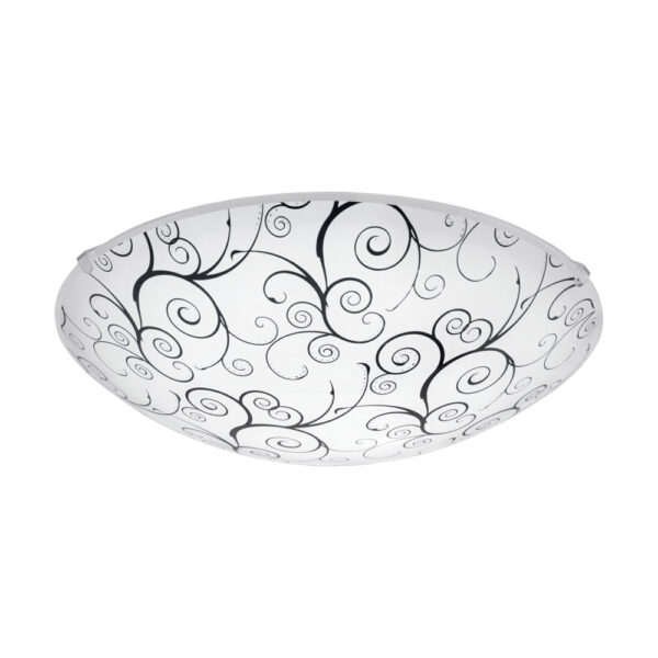 Plafoniera EGLO MARGITTA 1 96117 - LED 11W 950lm 3000K D315mm - Sticla - Alb