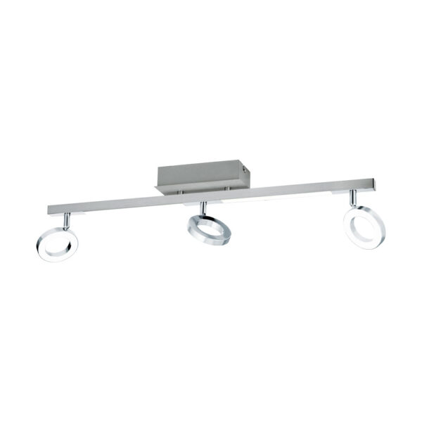 Plafoniera EGLO CARDILLIO 1 96181 - LED;LED 3X3.2W;2X3.3W 1920lm 3000K - Otel - Aluminiu - Satinat