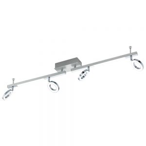 Plafoniera EGLO CARDILLIO 1 96182 - LED;LED 4X3.2W;2X3.3W 2320lm 3000K - Otel - Aluminiu - Satinat