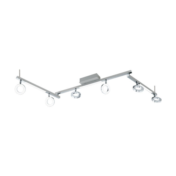 Plafoniera EGLO CARDILLIO 1 96183 - LED;LED 6X3.2W;3X3.3W 3480lm 3000K - Otel - Aluminiu - Satinat