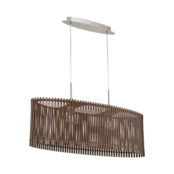 Lustra EGLO SENDERO 96201 - E27 2X60W - Lemn - Maro