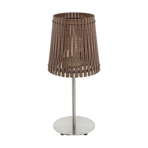 Veioze Tl-1 E27 Nickel-M-D-Braun 'Sendero' Eglo 96203