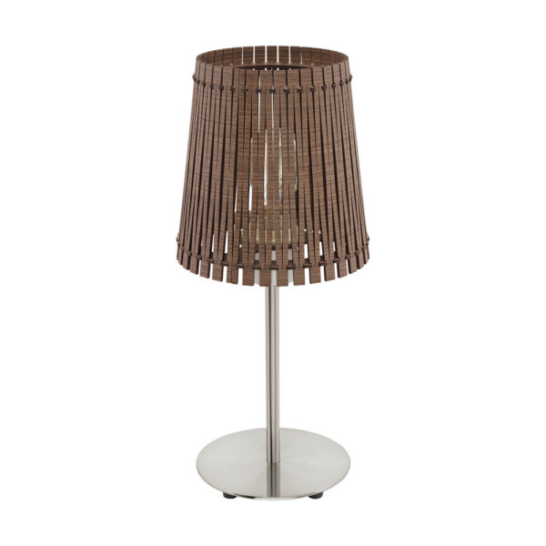 Veioze Tl-1 E27 Nickel-M-D-Braun 'Sendero' Eglo 96203