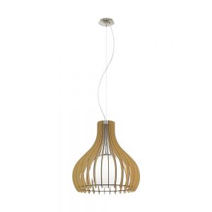Pendul EGLO TINDORI 96214 - E27 1X60W D500mm - Alb - Artar