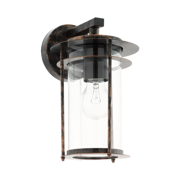 Aplica exterior EGLO VALDEO 96241 - E27 1X60W IP44 - Sticla - Cupru Antichizat