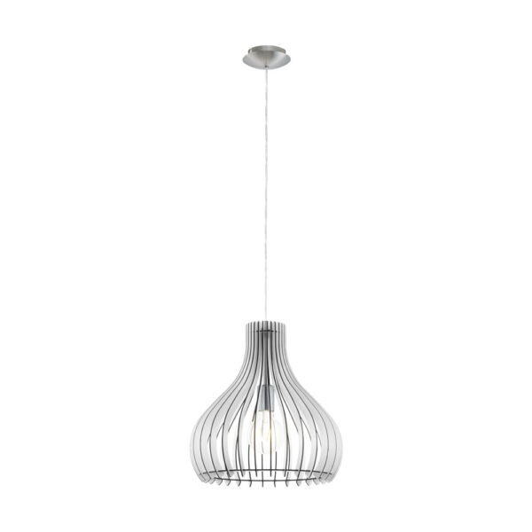 Pendul EGLO TINDORI 96257 - E27 1X60W D380mm - Alb