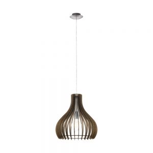 Pendul EGLO TINDORI 96259 - E27 1X60W D380mm - Maro
