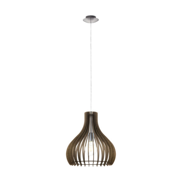 Pendul EGLO TINDORI 96259 - E27 1X60W D380mm - Maro