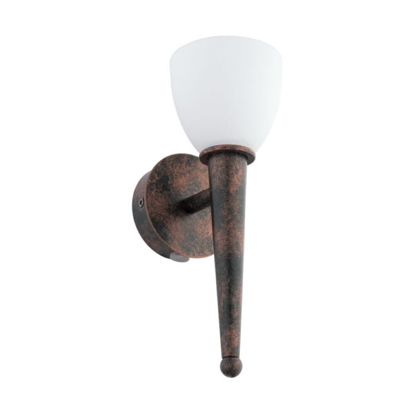 Aplice iluminat Wl-1 G9-Led Kupfer-Antik-Weiss 'Mara 2' Eglo 96283