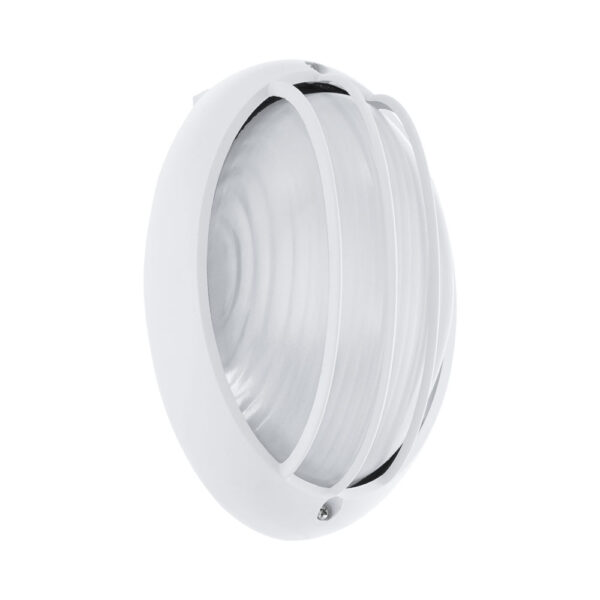 Corpuri de iluminat exterior Al-Led-Wl Oval Weiss-Sat-'Siones 1' Eglo 96338