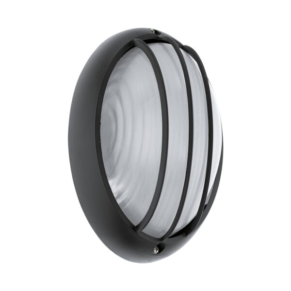 Corpuri de iluminat exterior Al-Led-Wl Oval Schwarz-Sat-'Siones 1' Eglo 96339