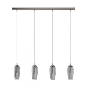 Lustra EGLO FARSALA 96344 - G9 4X3W - Sticla - Nichel Mat