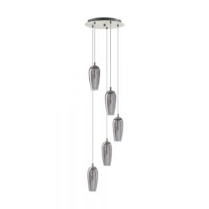 Lustra EGLO FARSALA 96345 - G9 5X3W D350mm - Sticla - Nichel Mat