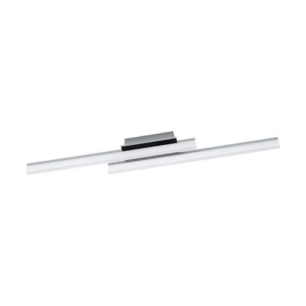 Plafoniera EGLO LAPELA 96409 - LED 2X10W 2600lm 3000K - Aluminiu - Otel - Satinat