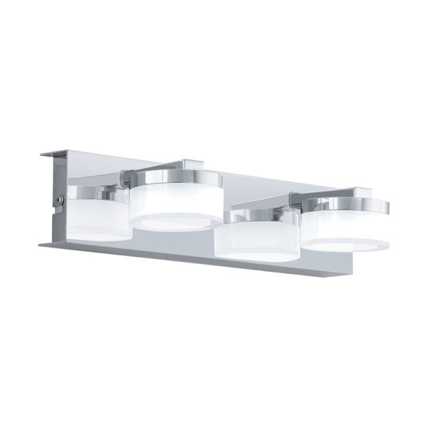 Aplica baie EGLO ROMENDO 1 96542 - LED 2X7.2W 1140lm 3000K IP44 - Otel - Satinat - Transparent