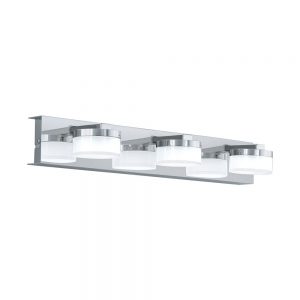 Aplica baie EGLO ROMENDO 1 96543 - LED 3X7.2W 1710lm 3000K IP44 - Otel - Satinat - Transparent