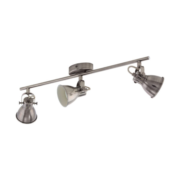 Plafoniera EGLO SERAS 96554 - GU10 3X3.3W - Otel - Nichel Antichizat - Crem