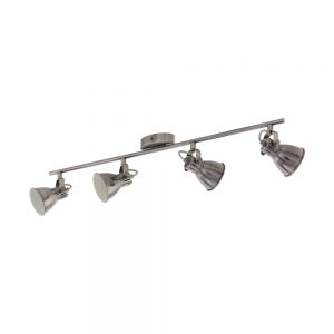 Plafoniera EGLO SERAS 96555 - GU10 4X3.3W - Otel - Nichel Antichizat - Crem