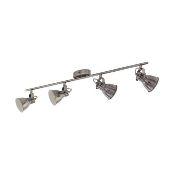 Plafoniera EGLO SERAS 96555 - GU10 4X3.3W - Otel - Nichel Antichizat - Crem