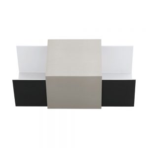 Aplice iluminat Led-Wl-2 Schwarz-Weiss-Nickel-M-'Ventosa Eglo 96636