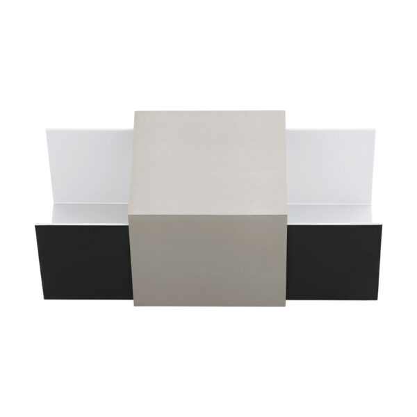 Aplice iluminat Led-Wl-2 Schwarz-Weiss-Nickel-M-'Ventosa Eglo 96636