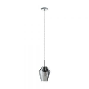 Pendul EGLO MURMILLO 96773 - E27 1X28W D170mm - Negru Transparent