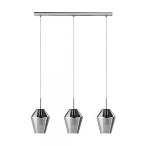Lustra EGLO MURMILLO 96774 - E27 3X28W - Sticla - Crom