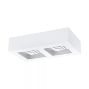 Plafoniera EGLO FERREROS 96792 - LED 2X6.3W 1680lm 3000K - Otel - Alb