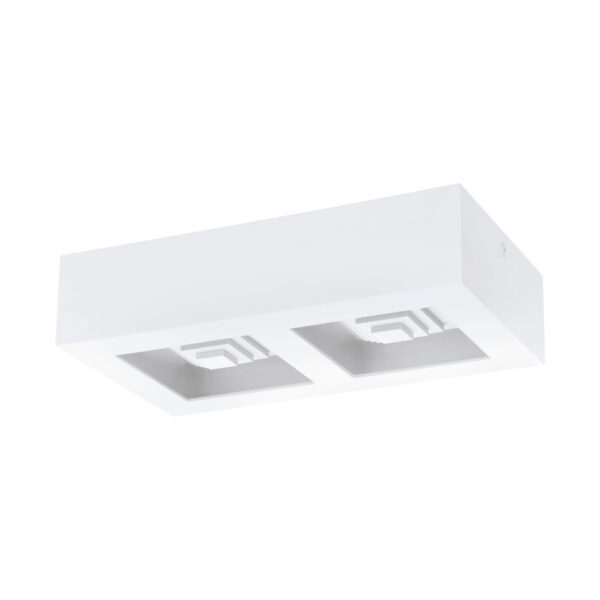 Plafoniera EGLO FERREROS 96792 - LED 2X6.3W 1680lm 3000K - Otel - Alb
