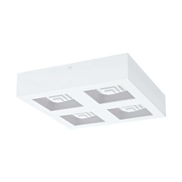 Plafoniera EGLO FERREROS 96794 - LED 4X6.3W 3360lm 3000K - Otel - Alb