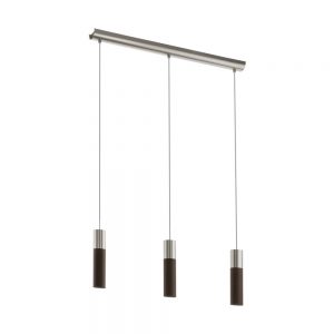 Corpuri de iluminat interior Hl-3 Gu10 Nickel-Matt-Braun 'Vilora' Eglo 96882