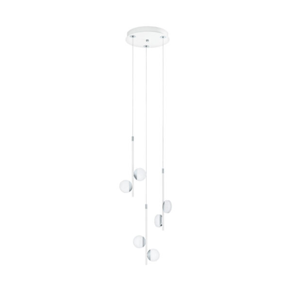 Lustra EGLO OLINDRA 96931 - LED 6X2.2W 1500lm 3000K D290mm - Otel - Satinat