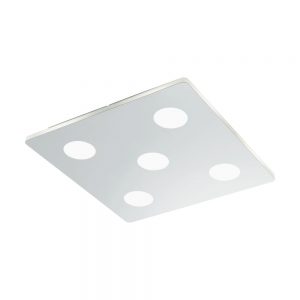 Plafoniera baie EGLO CABUS 96939 - LED 5X4.5W 2100lm 3000K IP44 - Otel - Satinat