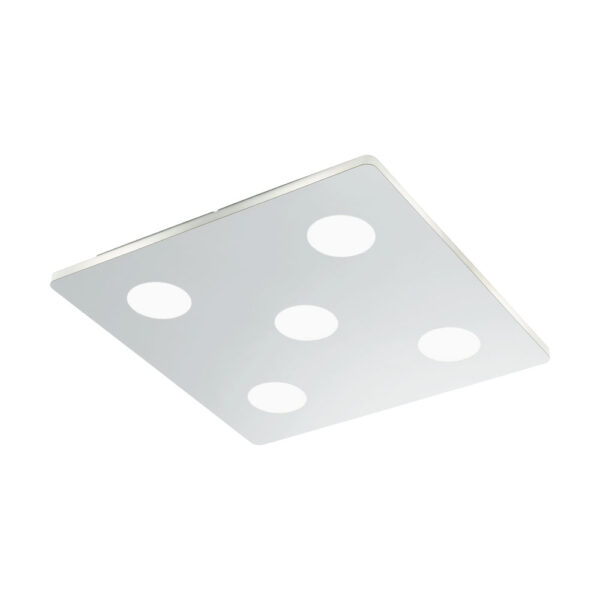 Plafoniera baie EGLO CABUS 96939 - LED 5X4.5W 2100lm 3000K IP44 - Otel - Satinat